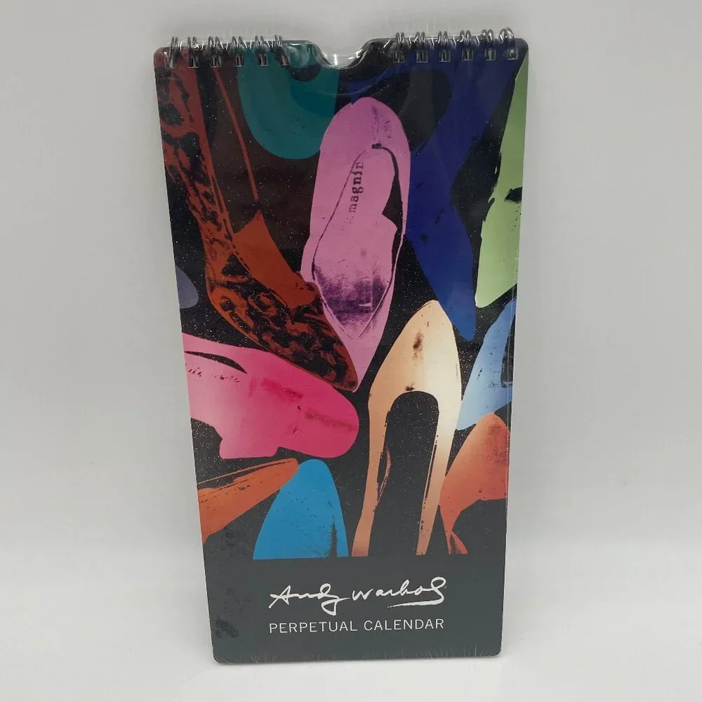 Andy Warhol Perpetual Calendar Galison‎ NEW Modern Art Open Year